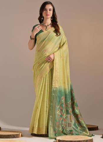 Looking These Festive Wear Saree in Fine Colored.These Saree And Blouse is Fabricated On Muga Cotton.Its Beautified With Weaving Resham Colorfull Designer.