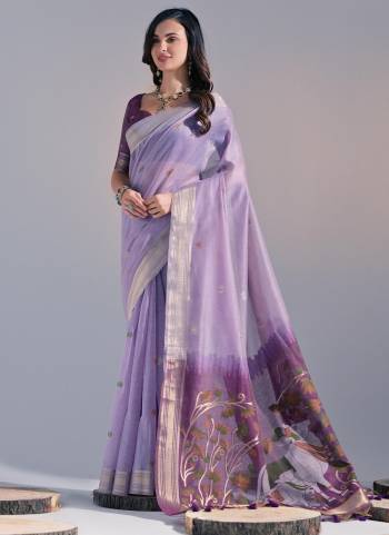 Looking These Festive Wear Saree in Fine Colored.These Saree And Blouse is Fabricated On Muga Cotton.Its Beautified With Weaving Resham Colorfull Designer.