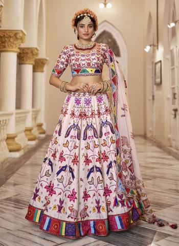 For A Designer Look,Grab These Lehenga Choli in Fine Colored.These Lehenga And Choli Are Fabricated On Art Silk Pair With Organza Dupatta.Its Beautified With Designer Printed With Heavy Hand Work.