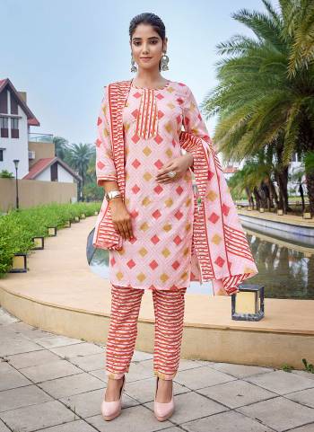 Looking These Beautiful Party Wear Designer Readymade Suits.These Top And Bottom Are Cotton Blend And Dupatta is Fabricated On Cotton Blend.Its Beautified With Designer Printed.