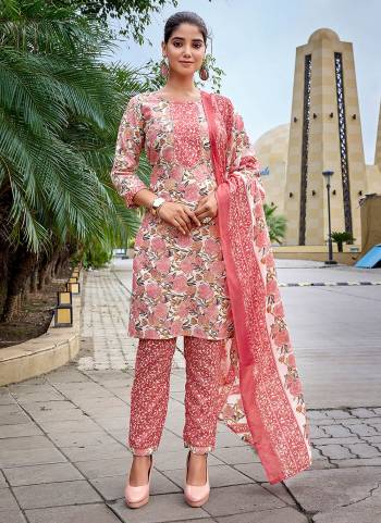 Looking These Beautiful Party Wear Designer Readymade Suits.These Top And Bottom Are Cotton Blend And Dupatta is Fabricated On Cotton Blend.Its Beautified With Designer Printed.