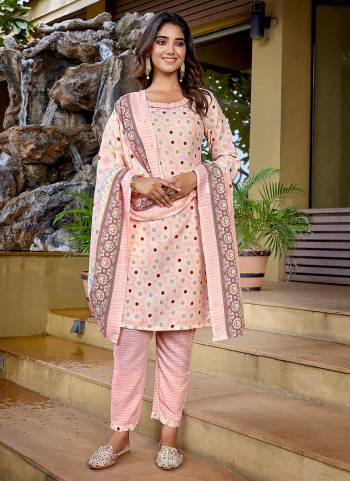 Looking These Beautiful Party Wear Designer Readymade Suits.These Top And Bottom Are Cotton Blend And Dupatta is Fabricated On Cotton Blend.Its Beautified With Designer Printed.