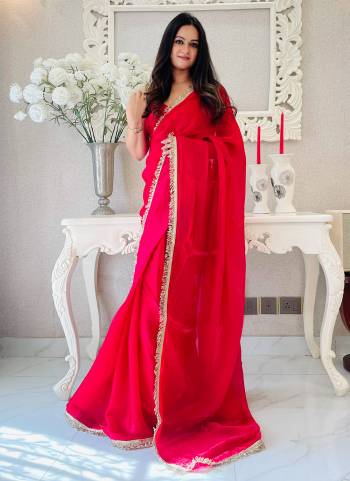 Attrective These Party Wear Ready To Wear Saree in Fine Colored.These Saree Are Fendy Satin And Blouse is Fendy Satin Fabricated.Its Beautified With Two Tone Solid With Designer Sequance Embroidery Work Lace Border.
