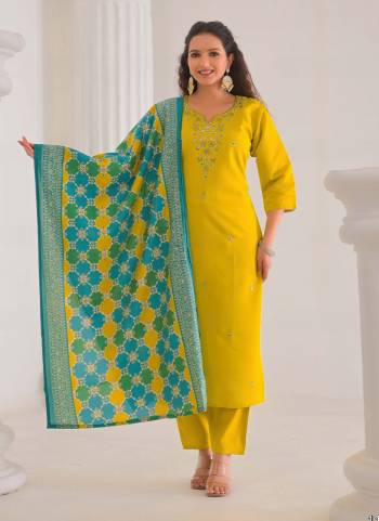 Garb These Designer Suit in Fine Colored Pair With Bottom And Dupatta.These Top And Bottom Are Fabricated On Viscose Chanderi Pair With Chanderi Dupatta.Its Beautified With Designer Embroidery Work.