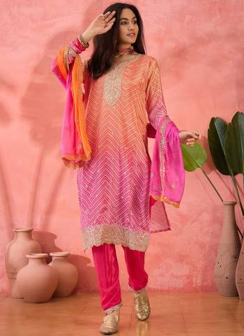 Attrective These Beautiful Looking Readymade Suits With Dupatta.These Suit is Fabricated On Top Are Chinon Silk And Bottom Are Santoon And Chinon Silk Dupatta .Its Beautified With Designer Printed, Embroidery Work.