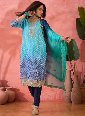 Attrective These Beautiful Looking Readymade Suits With Dupatta.These Suit is Fabricated On Top Are Chinon Silk And Bottom Are Santoon And Chinon Silk Dupatta .Its Beautified With Designer Printed, Embroidery Work.