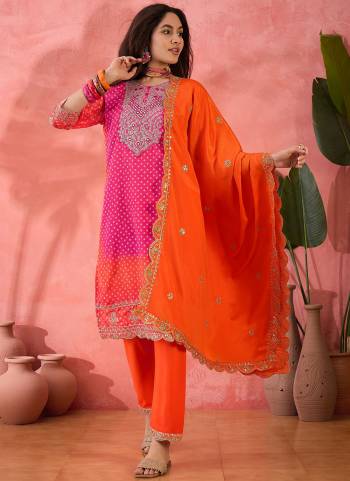 Attrective These Beautiful Looking Readymade Suits With Dupatta.These Suit is Fabricated On Top Are Chinon Silk And Bottom Are Santoon And Chinon Silk Dupatta .Its Beautified With Designer Printed, Embroidery Work.