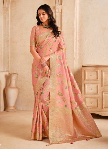 Garb These Party Wear Saree in Fine Colored.These Saree And Blouse is Fabricated On Silk.Its Beautified With Wevon Jari Designer.