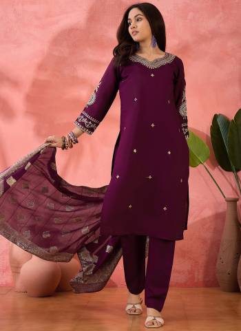 Garb These Beautiful Looking Readymade Suits With Dupatta.These Suit is Fabricated On Top Are Roman Silk And Bottom Are Roman Silk And Jacquard Dupatta .Its Beautified With Wevon Designer, Embroidery Work.