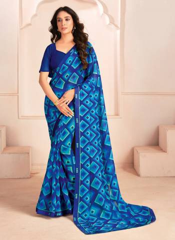 Garb These Party Wear Saree in Fine Colored.These Saree Are Bemberg Georgette And Blouse is Fabricated On Bemberg Georgette Pair.Its Beautified With Designer Digital Printed With Lace Border.