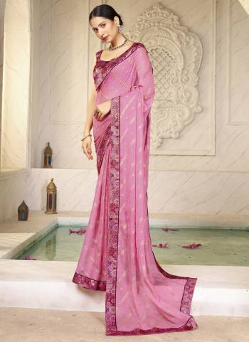 Attrective These Party Wear Saree in Fine Colored.These Saree Are Chiffon And Blouse is Fabricated On Chiffon Pair.Its Beautified With Designer Digital Foil Printed With Printed Blouse,Lace.