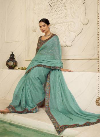 Attrective These Party Wear Saree in Fine Colored.These Saree Are Chiffon And Blouse is Fabricated On Chiffon Pair.Its Beautified With Designer Digital Foil Printed With Printed Blouse,Lace.