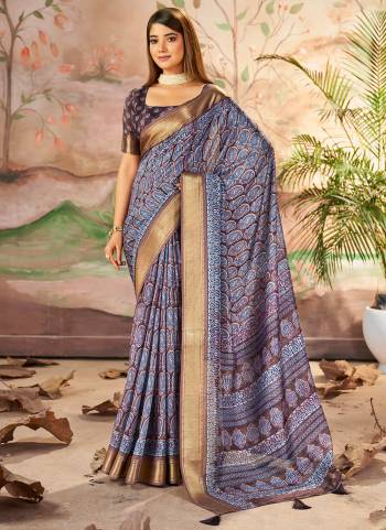  Looking These Party Wear Saree in Fine Colored.These Saree And Blouse is Fabricated On Dolla Silk Pair.Its Beautified With Wevon Jari Border Designer With Printed.
