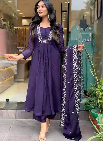 Attrective Looking These Beautiful Looking Readymade Suits.These Top Are Silk And Bottom Are Silk And Dupatta Chinon Fabricated.Its Beautified With Designer Embroidery Work.