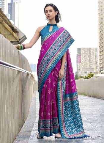 Looking These Party Wear Saree in Fine Colored.These Saree Are Soft Silk And Blouse is Fabricated On Soft Silk.Its Beautified With Weaving Temple Jari Border Designer With Printed.