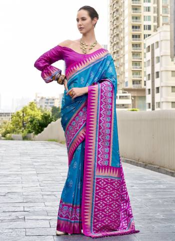 Looking These Party Wear Saree in Fine Colored.These Saree Are Soft Silk And Blouse is Fabricated On Soft Silk.Its Beautified With Weaving Temple Jari Border Designer With Printed.