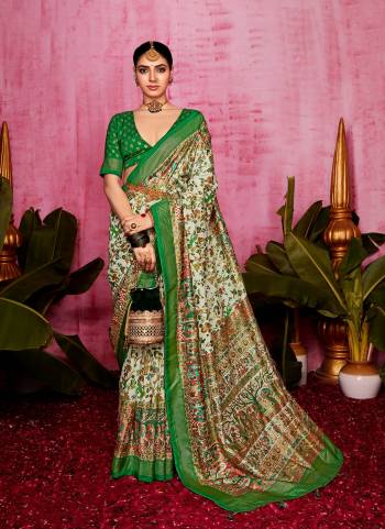  Looking These Party Wear Saree in Fine Colored.These Saree And Blouse is Fabricated On Tussar Silk Pair.Its Beautified With Wevon Border Designer Polka Dot With Printed.