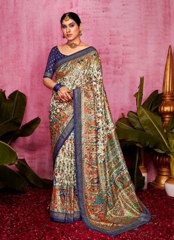  Looking These Party Wear Saree in Fine Colored.These Saree And Blouse is Fabricated On Tussar Silk Pair.Its Beautified With Wevon Border Designer Polka Dot With Printed.
