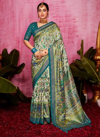 Looking These Party Wear Saree in Fine Colored.These Saree And Blouse is Fabricated On Tussar Silk Pair.Its Beautified With Wevon Border Designer Polka Dot With Printed.