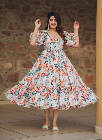 Attrective Looking These Beautiful Looking Readymade Gown.These Gown Are Heavy Rayon Fabricated.Its Beautified With Designer Digital Printed.