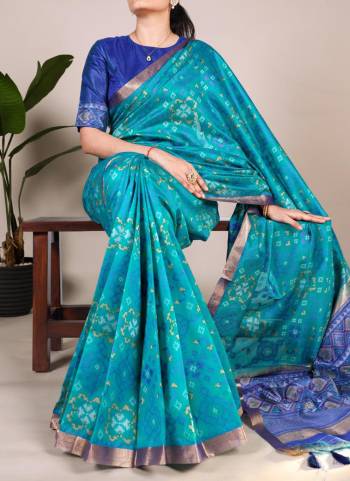 Looking These Fastive Wear Saree in Fine Colored.These Saree And Blouse is Fabricated On Raw Silk.