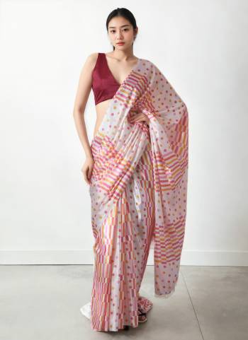 Looking These Fastive Wear Saree in Fine Colored.
