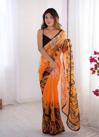 Attractive These Fancy Party Wear Saree in Fine Colored.These Saree Are Georgette And Blouse is Fabricated On Art Silk Pair.Its Beautified With Fancy Disigner Saree.