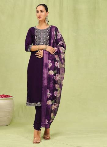 Garb These Beautiful Looking Readymade Suits With Dupatta.These Suit is Fabricated On Top Are Viscose Roman Silk And Bottom Are Viscose Roman Silk And Organza Dupatta .Its Beautified With Designer Embroidery Work.