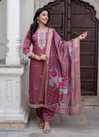 Garb These Beautiful Looking Readymade Suits With Dupatta.These Suit is Fabricated On Top Are Viscose Roman Silk And Bottom Are Viscose Roman Silk And Nazmin Dupatta .Its Beautified With Designer Embroidery Work.