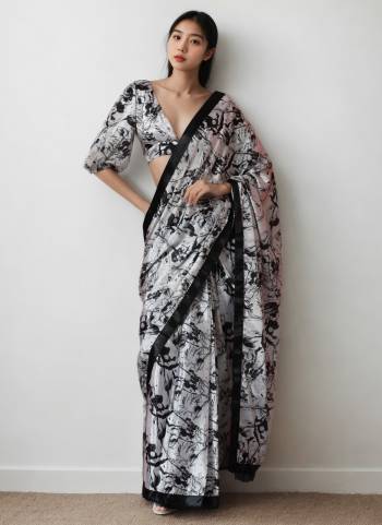 Grab These Ready To Wear Saree in Fine Colored.These Saree is Fabricated On Chinon Pair With Chinon Blouse.Its Beautified Designer Digital Printed.