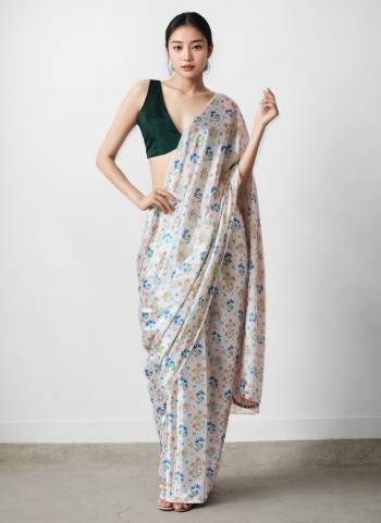 Looking These Ready To Wear Saree in Fine Colored.These Saree is Fabricated On Chinon Pair With Chinon Blouse.Its Beautified Designer Digital Printed.