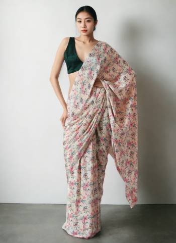 Looking These Ready To Wear Saree in Fine Colored.These Saree is Fabricated On Chinon Pair With Chinon Blouse.Its Beautified Designer Digital Printed.