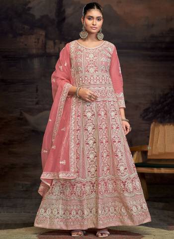 Garb These Designer Anarkali Suit in Fine Colored Pair With Bottom And Dupatta.These Top Are Net And Dupatta Are Fabricated On Net Pair With Santoon Bottom.Its Beautified With Santoon Inner.Its Beautified With Heavy Designer Embroidery Work.