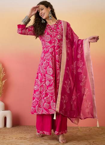 Attractive These Beautiful Looking Readymade Suits.These Top And Bottom Are Roman Silk And Dupatta Are Roman Silk Fabricated.Its Beautified  With Disigner Embroidery Work With Printed.