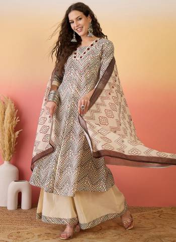 Attractive These Beautiful Looking Readymade Suits.These Top And Bottom Are Roman Silk And Dupatta Are Roman Silk Fabricated.Its Beautified  With Disigner Embroidery Work With Printed.