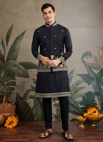 Attrective These Party Wear Readymade Kurta With Jacket Pair in Fine Colored.These Kurta And Jacket Are Cotton Fabricated on Pair.Its Beautified With Designer Multy Thread,Sequance Embroidery Work.