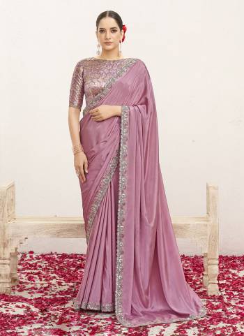 Look Attractive These Designer Party Wear Saree in Fine Colored.These Saree Are Crepe Silk And Blouse Brocade Jacquard is Fabricated.Its Beautified Fancy Desiger Work.