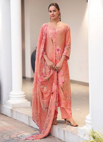 Garb These Party Wear Suit in Fine Colored Pair With Bottom And Dupatta.These Top Are Georgette And Dupatta Are Fabricated On Georgette Pair With Dull Santoon Bottom.Its Beautified With Designer Digital Printed, Embroidery Work.