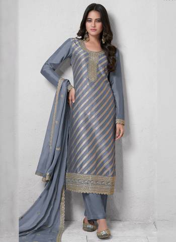  Looking These Party Wear Suit in Fine Colored Pair With Bottom And Dupatta.These Top Are Lotus Silk Jacquard And Dupatta Are Fabricated On Rangoli Georgette Pair With Santoon Bottom.Its Beautified With Wevon Jacquard Designer, Embroidery Work.