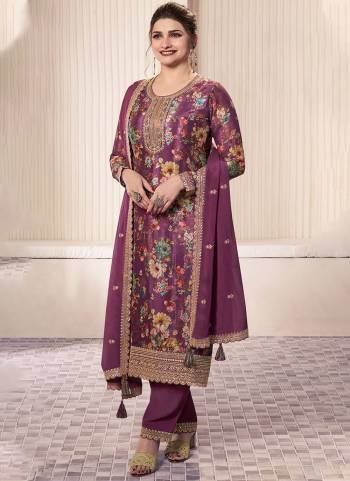  Garb These Party Wear Suit in Fine Colored Pair With Bottom And Dupatta.These Top Are Chinon And Dupatta Are Fabricated On Chinon Pair With Santoon Bottom.Its Beautified With Designer Digital Printed, Embroidery Work.