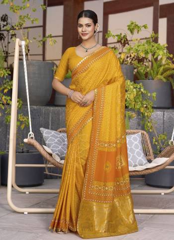 Looking This Party Wear Saree Paired With Blouse.This Saree And Blouse Are Cotton Based Fabric With Wevon Designer With Table,Foil Printed. Buy This Pretty Saree Now.