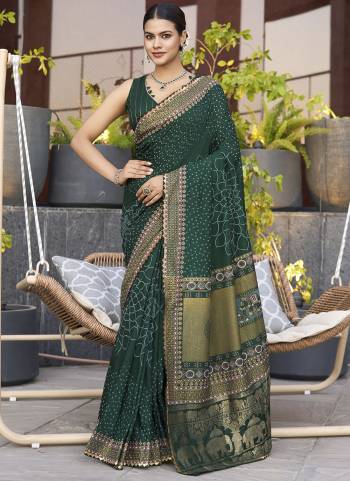 Looking This Party Wear Saree Paired With Blouse.This Saree And Blouse Are Cotton Based Fabric With Wevon Designer With Table,Foil Printed. Buy This Pretty Saree Now.