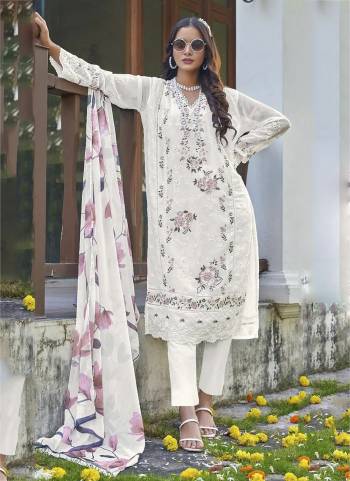 Looking These Designer Suit in Fine Colored Pair With Bottom And Dupatta.These Top Are Faux Georgette And Dupatta Are Fabricated On Chiffon Pair With Santoon Bottom.Its Beautified With Santoon Inner.Its Beautified With Heavy Designer Embroidery Work With Printed Dupatta.