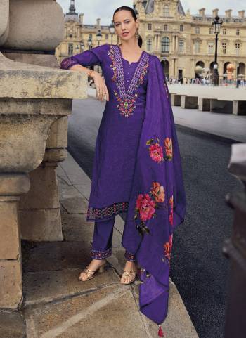 Garb These Beautiful Looking Readymade Suits With Dupatta.These Suit is Fabricated On Top Are Viscose Silk And Bottom Are Viscose Silk And Russion Silk Dupatta .Its Beautified With Designer Multy Thread Embroidery Work With Digital Printed Dupatta.
