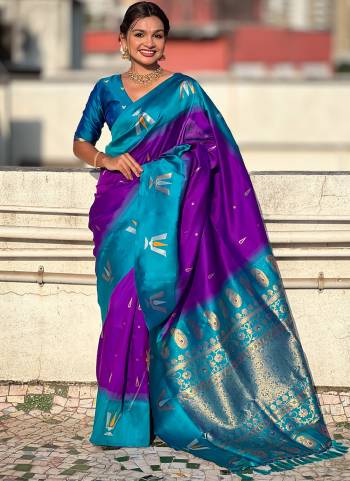 Looking These Traditioal Saree in Fine Colored.These Saree And Blouse is Fabricated On Soft Silk.Its Beautified With Weaving Balaji Tilak Designer.