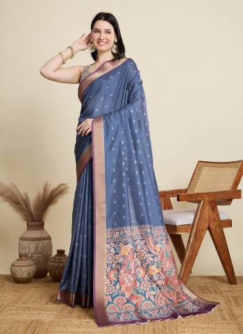 Looking This Party Wear Saree Paired With Blouse.This Saree And Blouse Are Cotton Based Fabric With Wevon Border,Butti Designer With Printed. Buy This Pretty Saree Now.