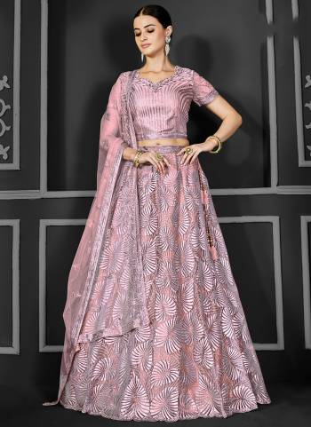 A Designer Look,Grab These  Lehenga Choli in Fine Colored.These Lehenga And Blouse Are Net And Dupatta Are Fabricated On Net.Its Beautified With Heavy Designer Embroidery Work.