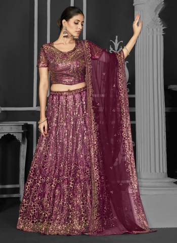 A Designer Look,Grab These  Lehenga Choli in Fine Colored.These Lehenga And Blouse Are Net And Dupatta Are Fabricated On Net.Its Beautified With Heavy Designer Embroidery Work.