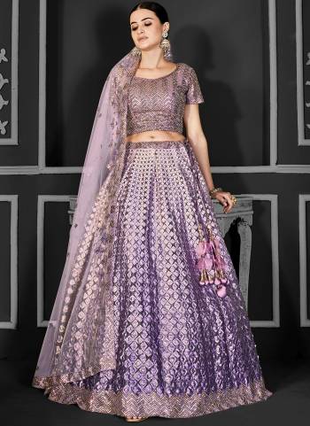 A Designer Look,Grab These  Lehenga Choli in Fine Colored.These Lehenga And Blouse Are Net And Dupatta Are Fabricated On Net.Its Beautified With Heavy Designer Embroidery Work.