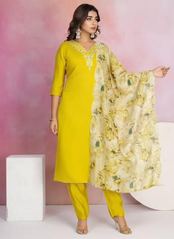 Attractive These Designer Suit in Fine Colored Pair With Bottom And Dupatta.These Top Are Viscose Chanderi And Bottom Are Fabricated On Viscose Chanderi Pair With Chanderi Dupatta.Its Beautified With Designer Embroidery Work.